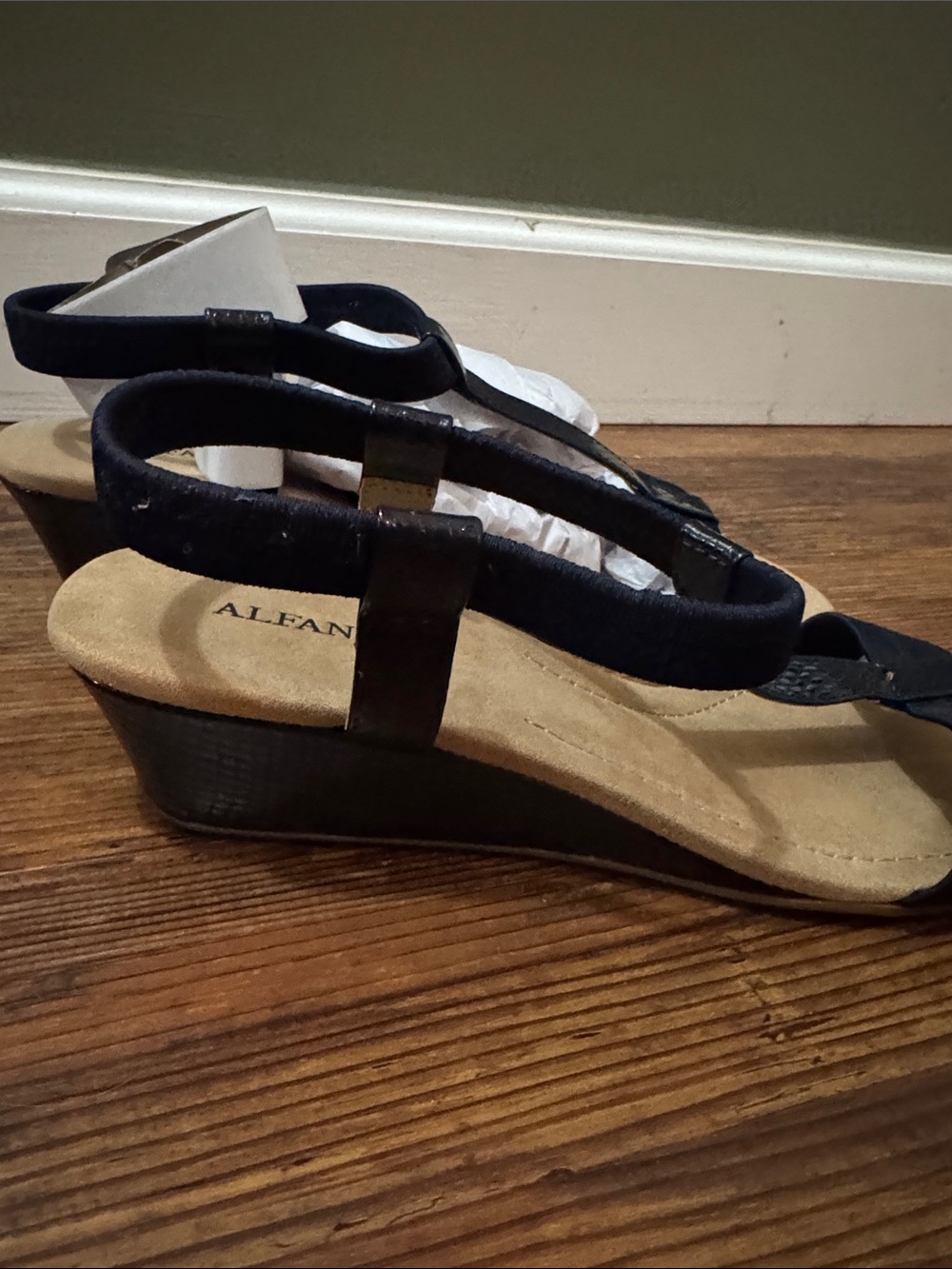Alfani Navy Blue Sandals - Picture 3 of 8